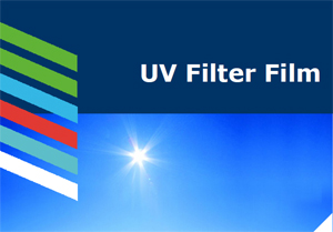 Pellicola specifica per il filtro raggi ultravioletti UV, UVA e UVB